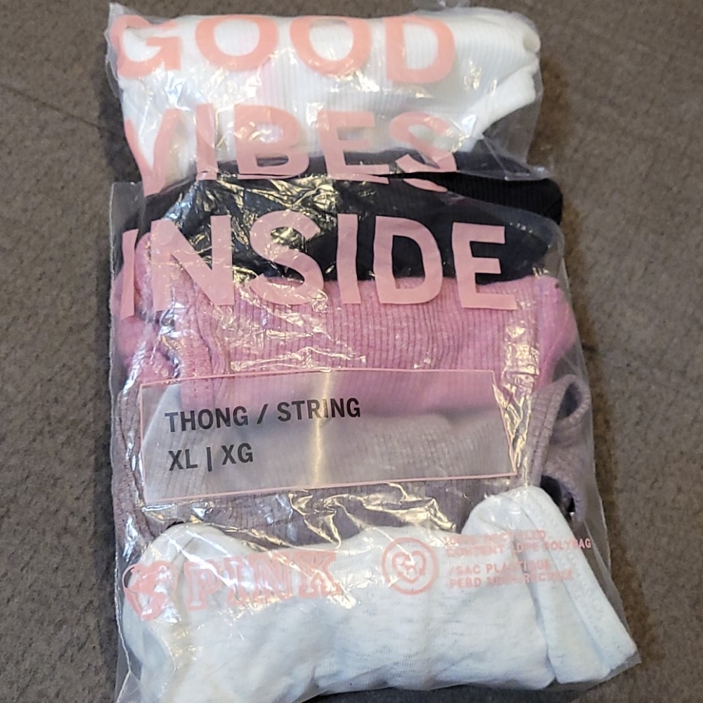 Victoria Secret PINK Thongs 5 pack